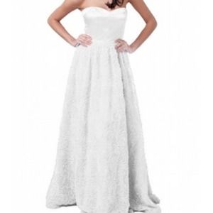 NWT Adrianna Papell Ivory Gown